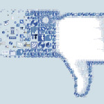 facebook thumbs down, social media, burglary target