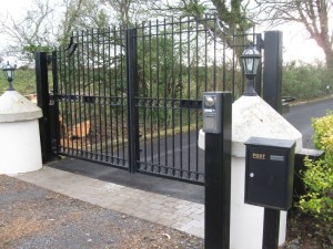 access control panel gate, fine sign permit