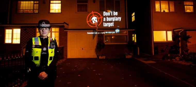 don't be burglary target, security system