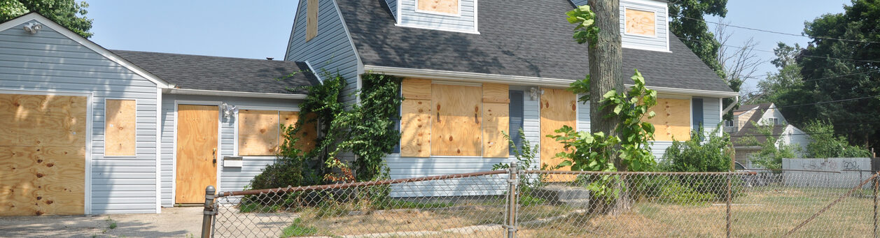 abandoned house attracting squatters