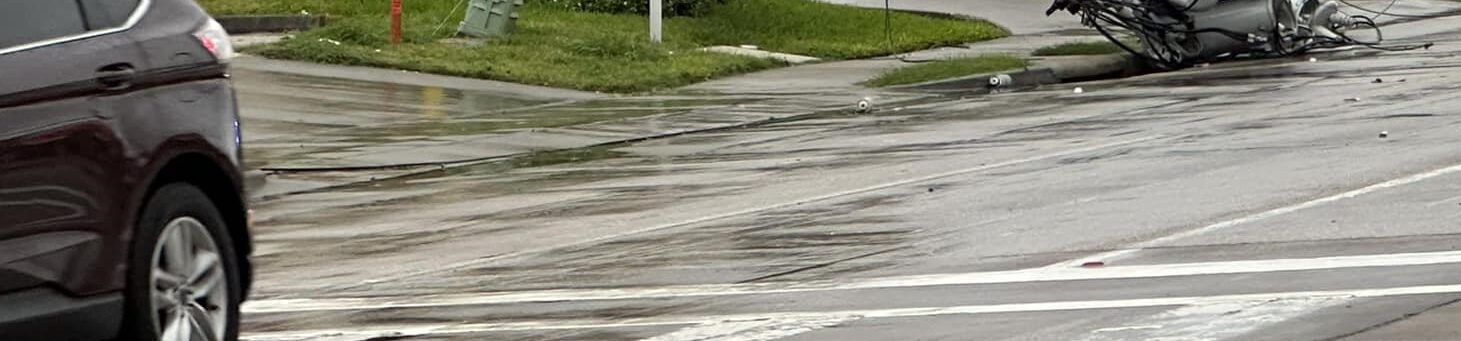 downed power lines after a storm