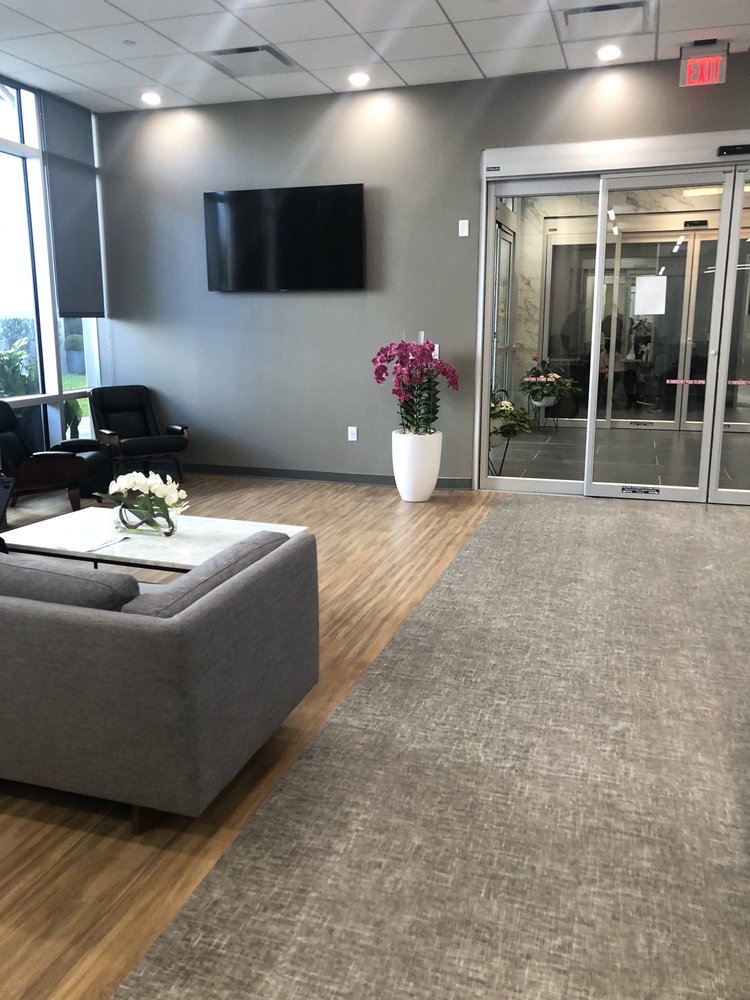 Medical office reception area