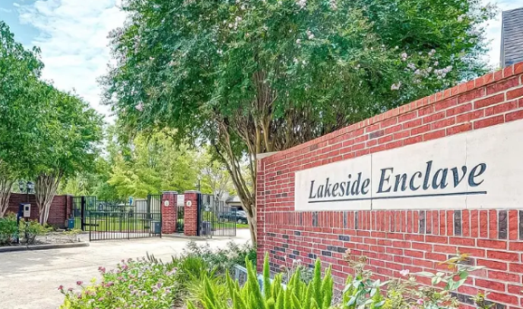 Neighborhood gate entrance