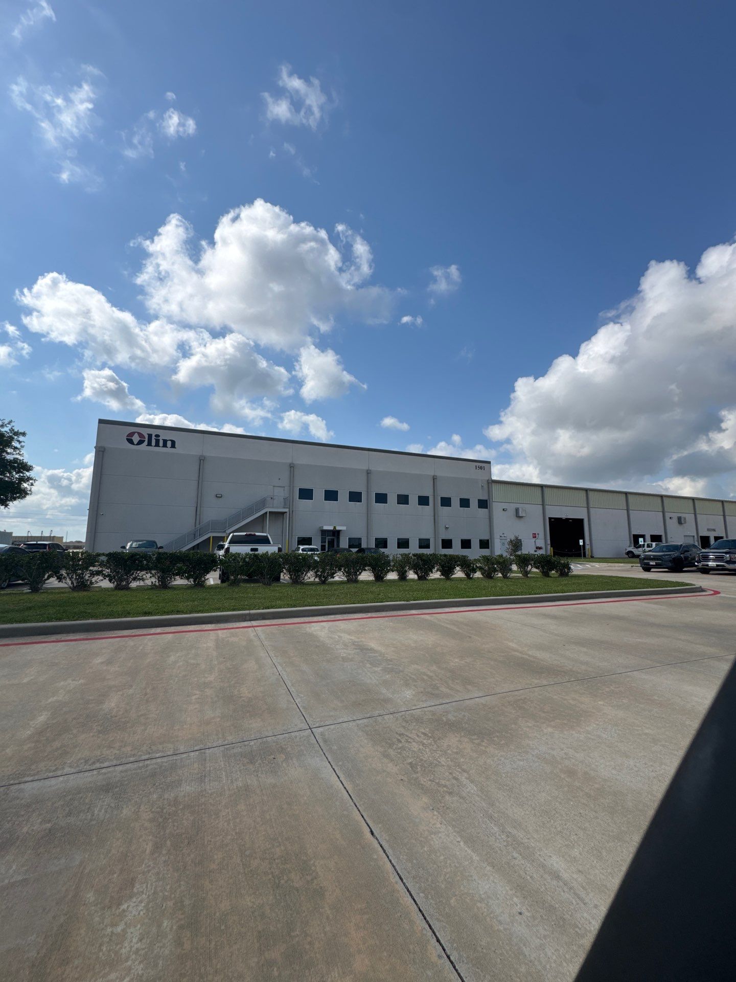 An industrial building in Freeport, TX