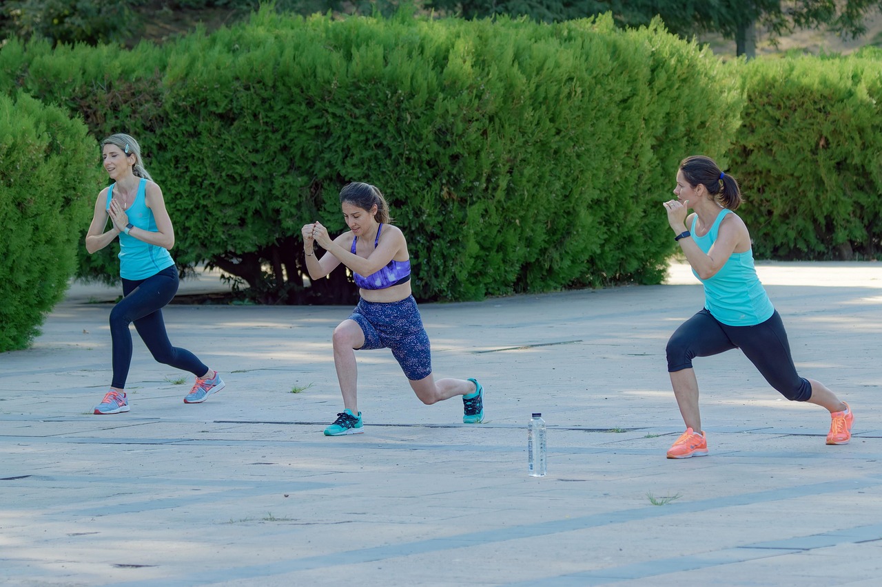 women exercising in Houston Texas
