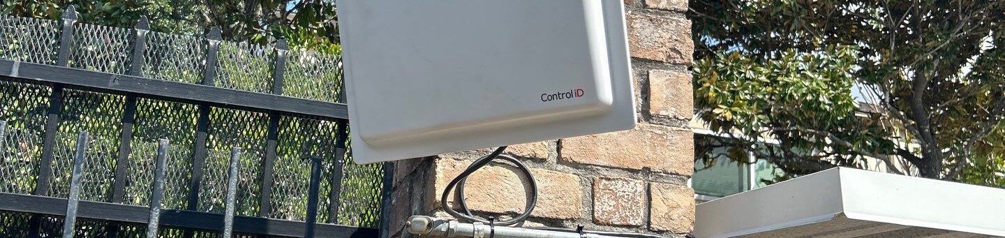 Tag reader at Townhome Association in Houston, TX