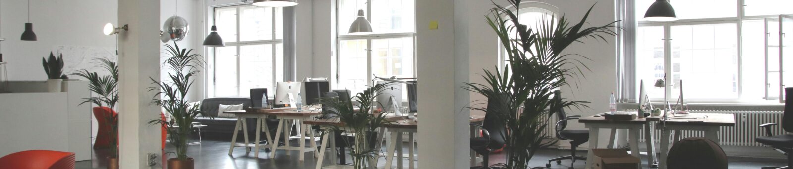 An empty office closed for the holidays