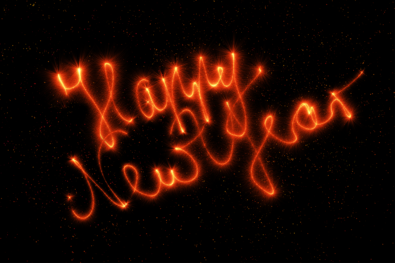 Happy New Year Sign