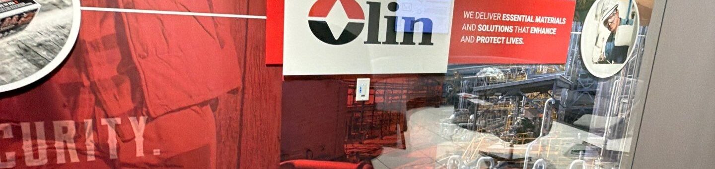 entrance to Olin Corporate Office