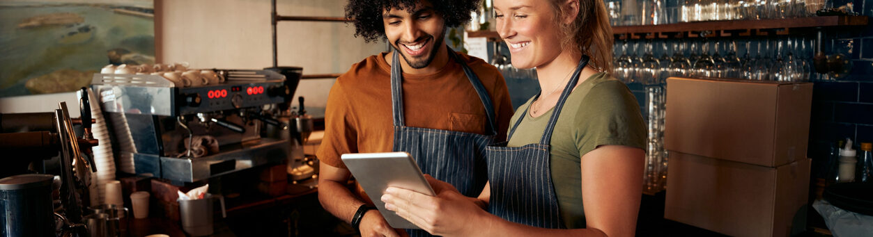 Shift change at restaurant
